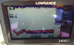 Common water depth reading